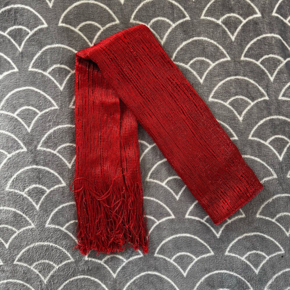 Red Soft Wrap Beach Sunscreen Women’s Scarf